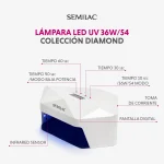 Lámpara UV LED Diamond Collection de Semilac 1