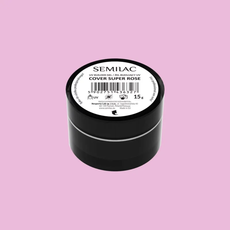 Semilac Builder Gel Cover Super Rose 15 g 1