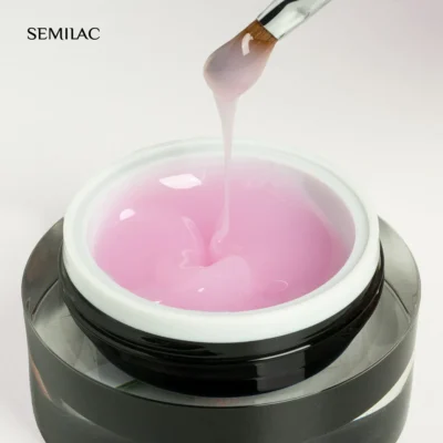 Semilac Builder Jelly Gel Clear Pink 15 g 1