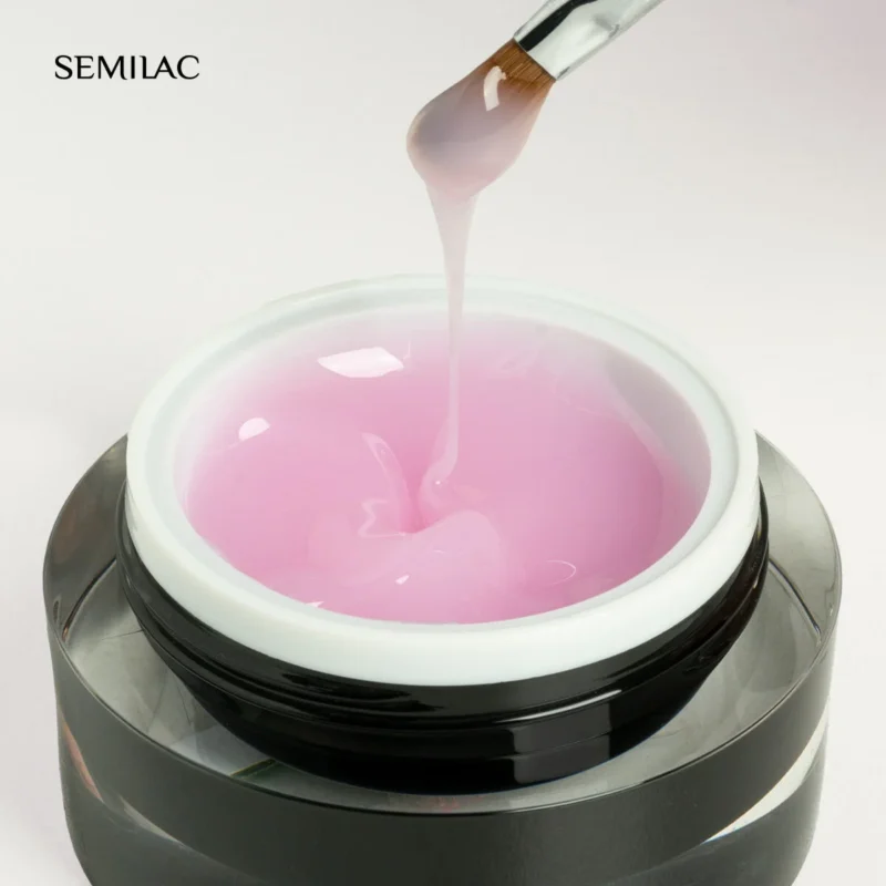 Semilac Builder Jelly Gel Clear Pink 15 g 1