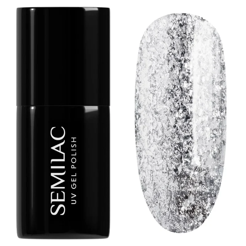 Semilac 292 Silver Shimmer 1