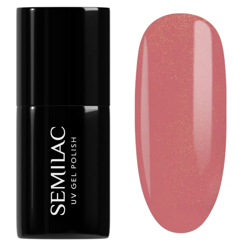 Semilac 378 Shimmer Stone Amber 1