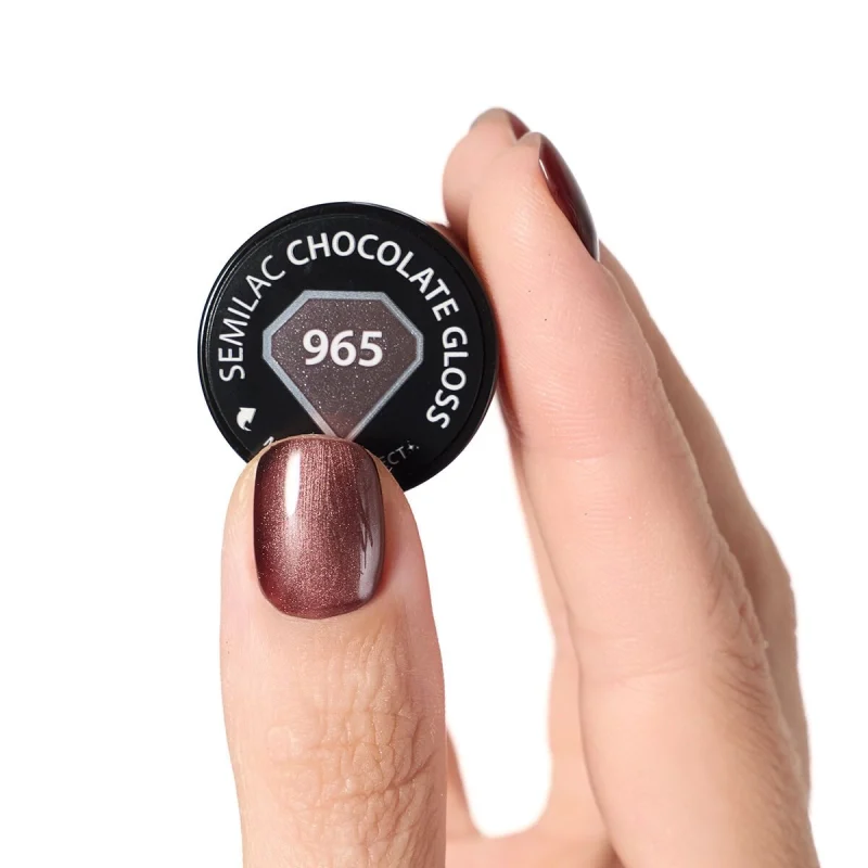 Semilac 965 Chocolate Gloss 1