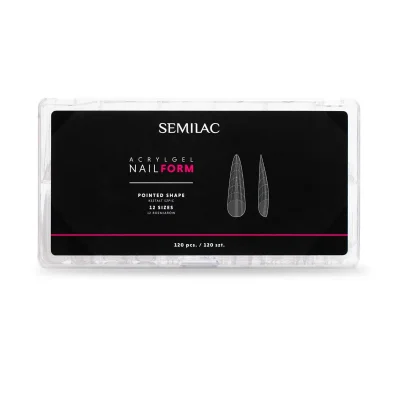 Semilac Moldes de uñas stiletto para Acrygel