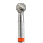 Fresa roja bola diamante grano suave 3 5mm KMIZ