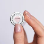 Semilac Skin Tone Cover Base Glitter Beige 7 ml 4
