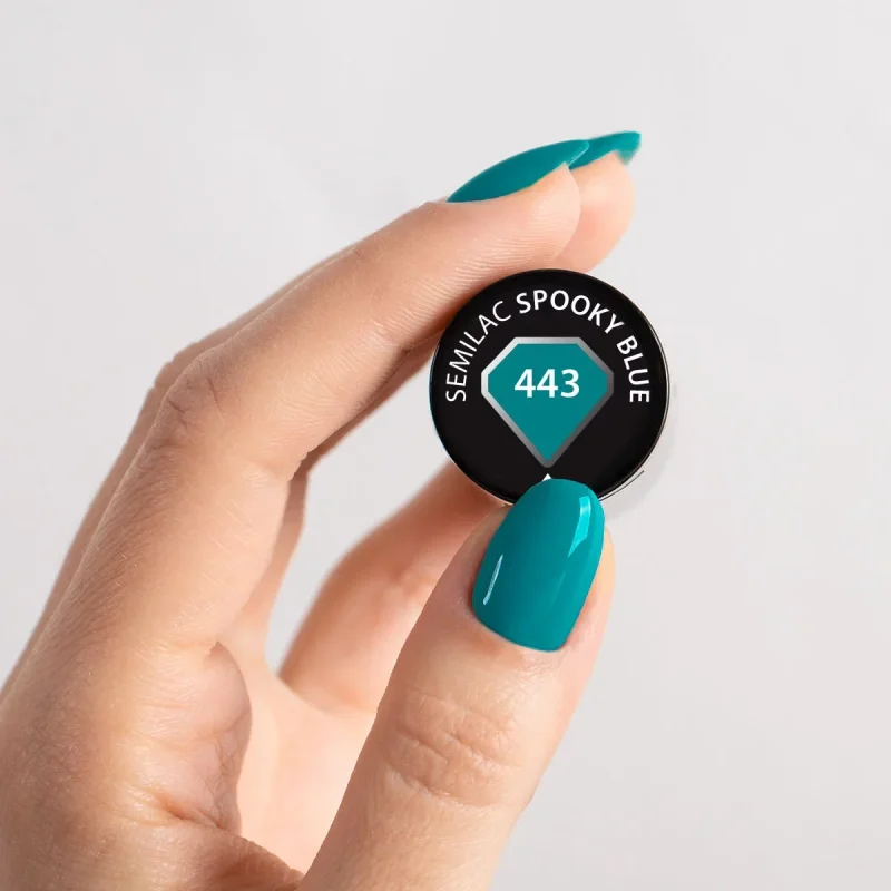 Semilac 443 Spooky Blue 7 ml 2
