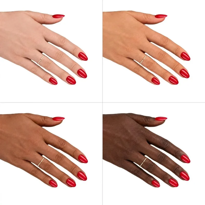 Semilac 025 Glitter Red 7 ml 5