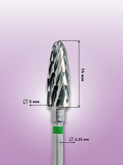 KMIZ 115953 Fresa Carburo Parabola Maíz Corte Cruzado Grueso 5 mm