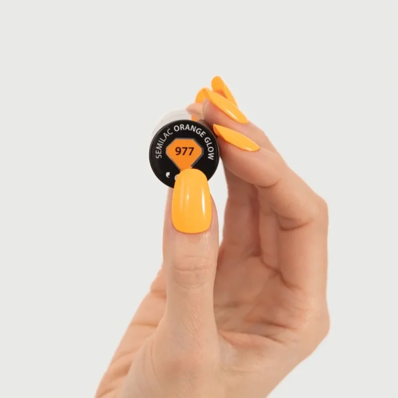 Semilac 977 Orange Glow 7 ml 2