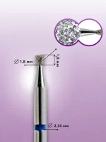 KMIZ 113433 Fresa Diamante Cono Invertido Grano Medio 1 8 mm