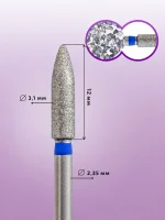 KMIZ 118213 Fresa Diamante Bala Grano Medio 3 1 mm