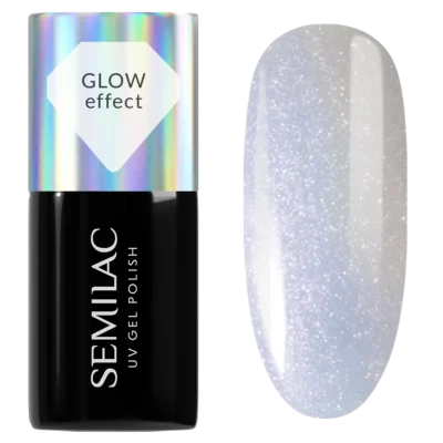 Semilac 986 Milky Blue Glow 7 ml 1