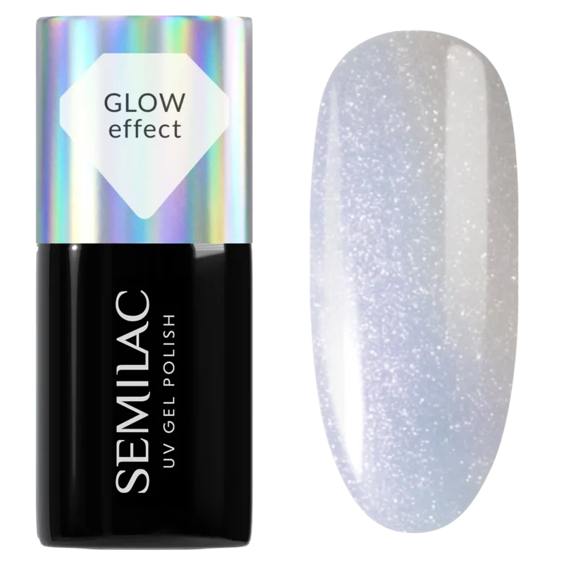 Semilac 986 Milky Blue Glow 7 ml 1