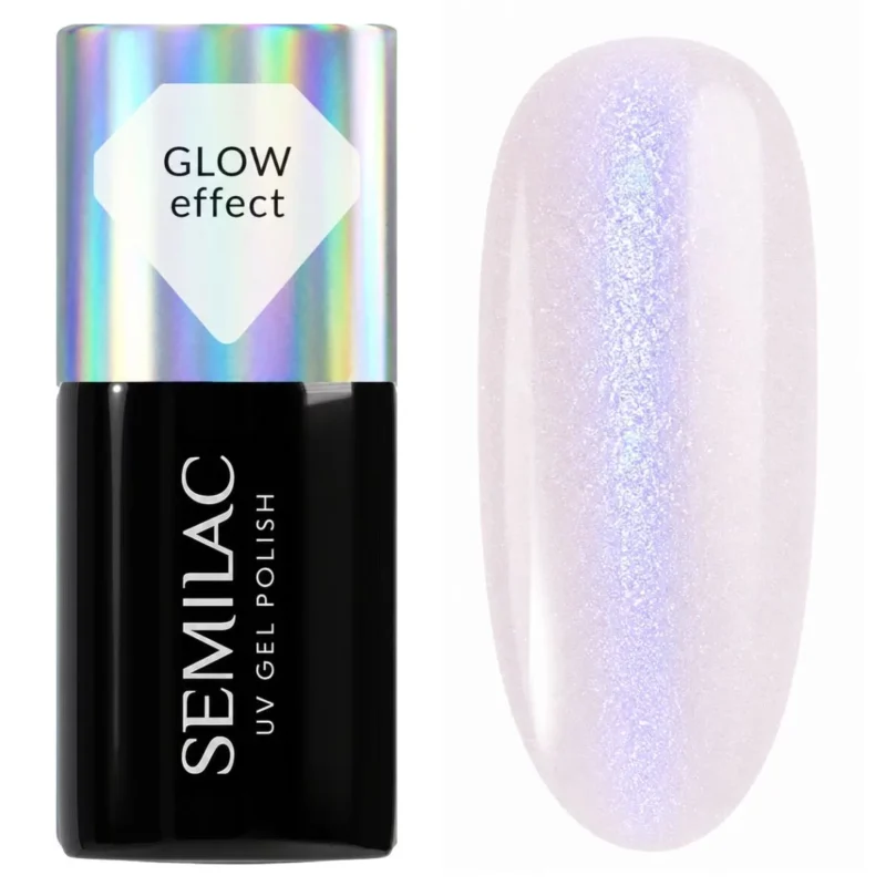 Semilac 986 Milky Blue Glow 7 ml 2