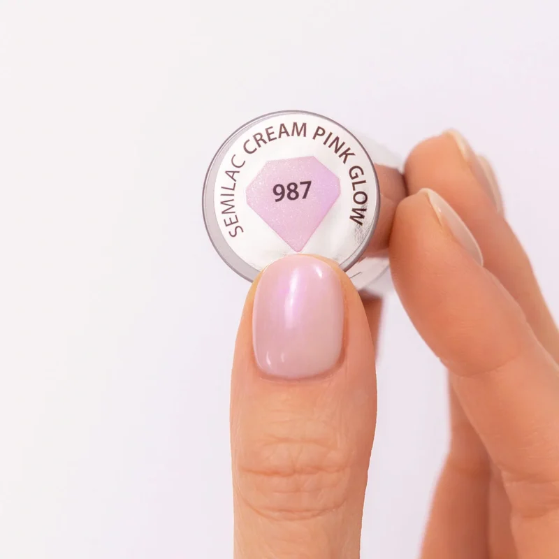 Semilac 987 Cream Pink Glow 7 ml 3