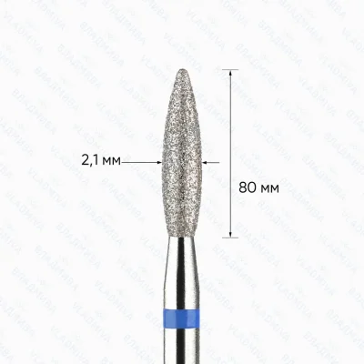 VLADMIVA 866 104 243 080 021 Fresa Diamante Llama Grano Medio 2 1 mm