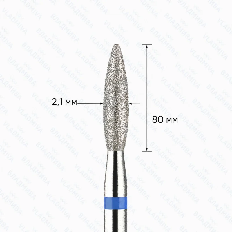 VLADMIVA 866 104 243 080 021 Fresa Diamante Llama Grano Medio 2 1 mm