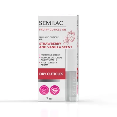 Semilac Aceite para uñas Strawberry Vanilla 7ml 1