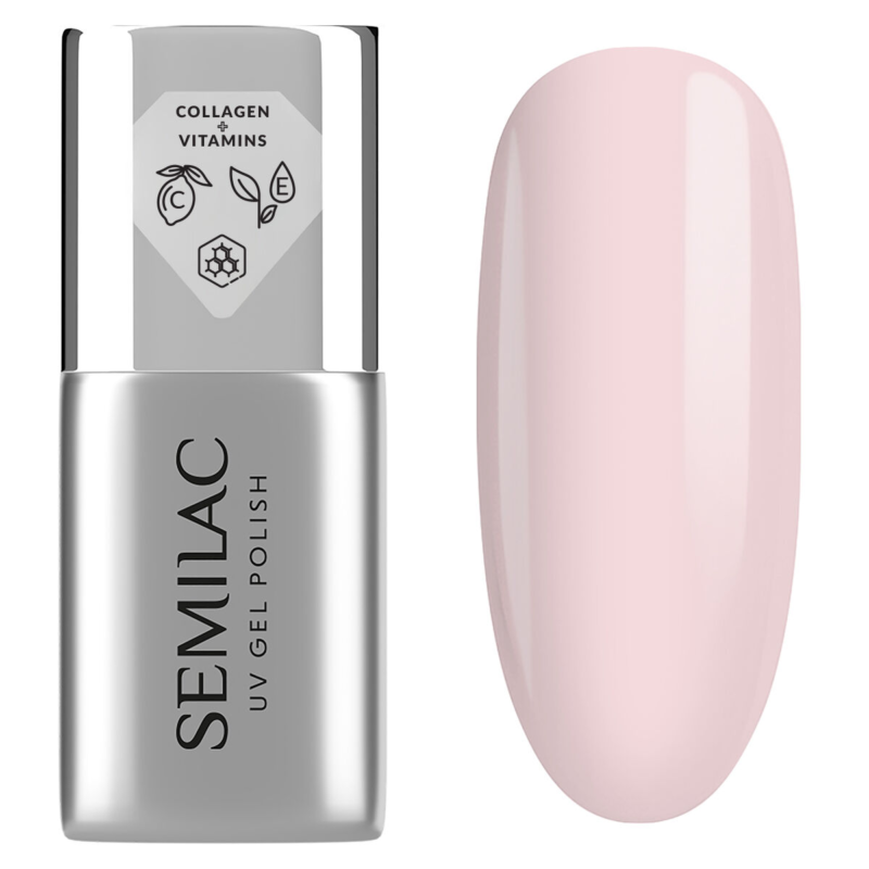 Semilac Collagen Base Soft Pink 7 ml 1