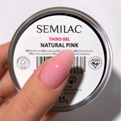 Semilac Gel Constructor Thixo Gel Natural Pink 15 g