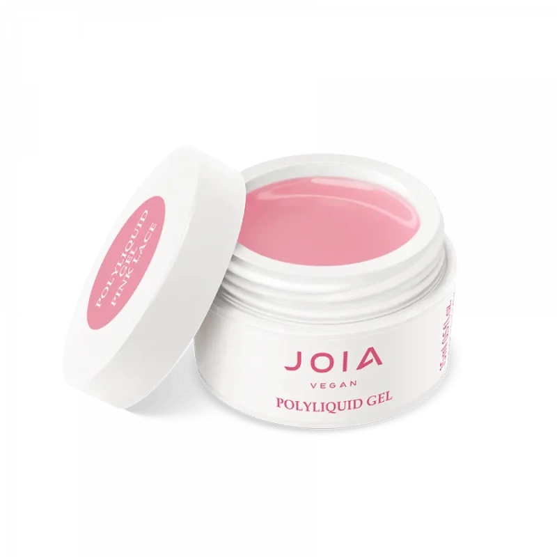 Gel líquido rosa JOIA vegan PolyLiquid Gel 06 Pink Lace 15 ml - vista del producto