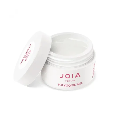 Gel líquido transparente JOIA vegan PolyLiquid Gel 01 Clear 15 ml - vista del producto