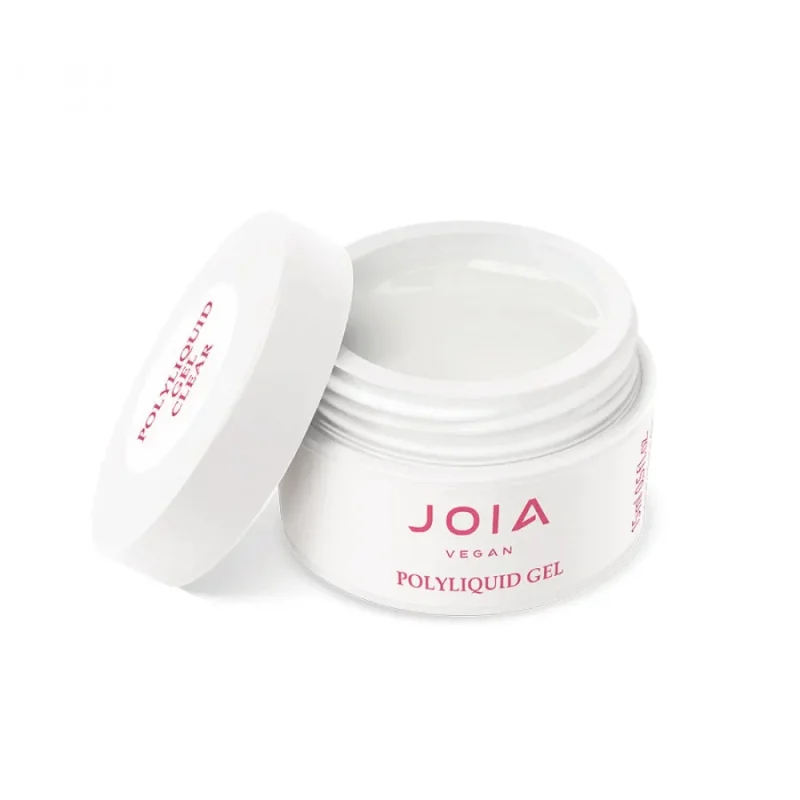 Gel líquido transparente JOIA vegan PolyLiquid Gel 01 Clear 15 ml - vista del producto